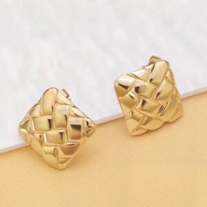 Basket Weave Stud