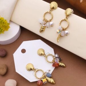 Seashell Dangle Earrings