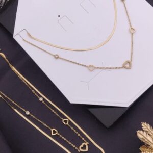 Elegant Layered Heart Set