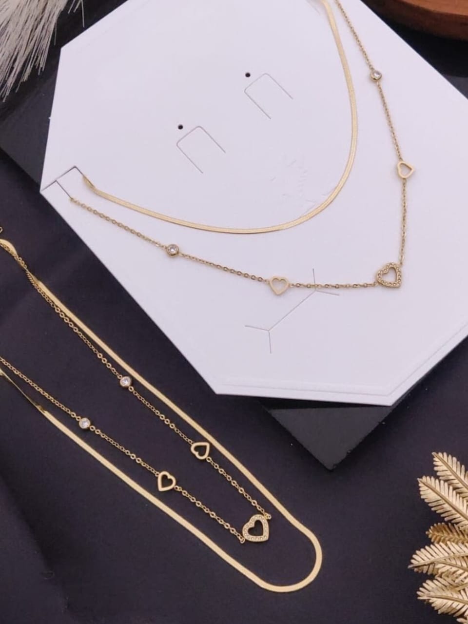 Elegant Layered Heart Set