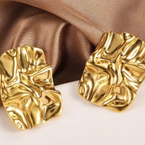 Crumbled Statment Earring