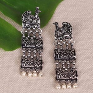 Peacock Dangler Earring