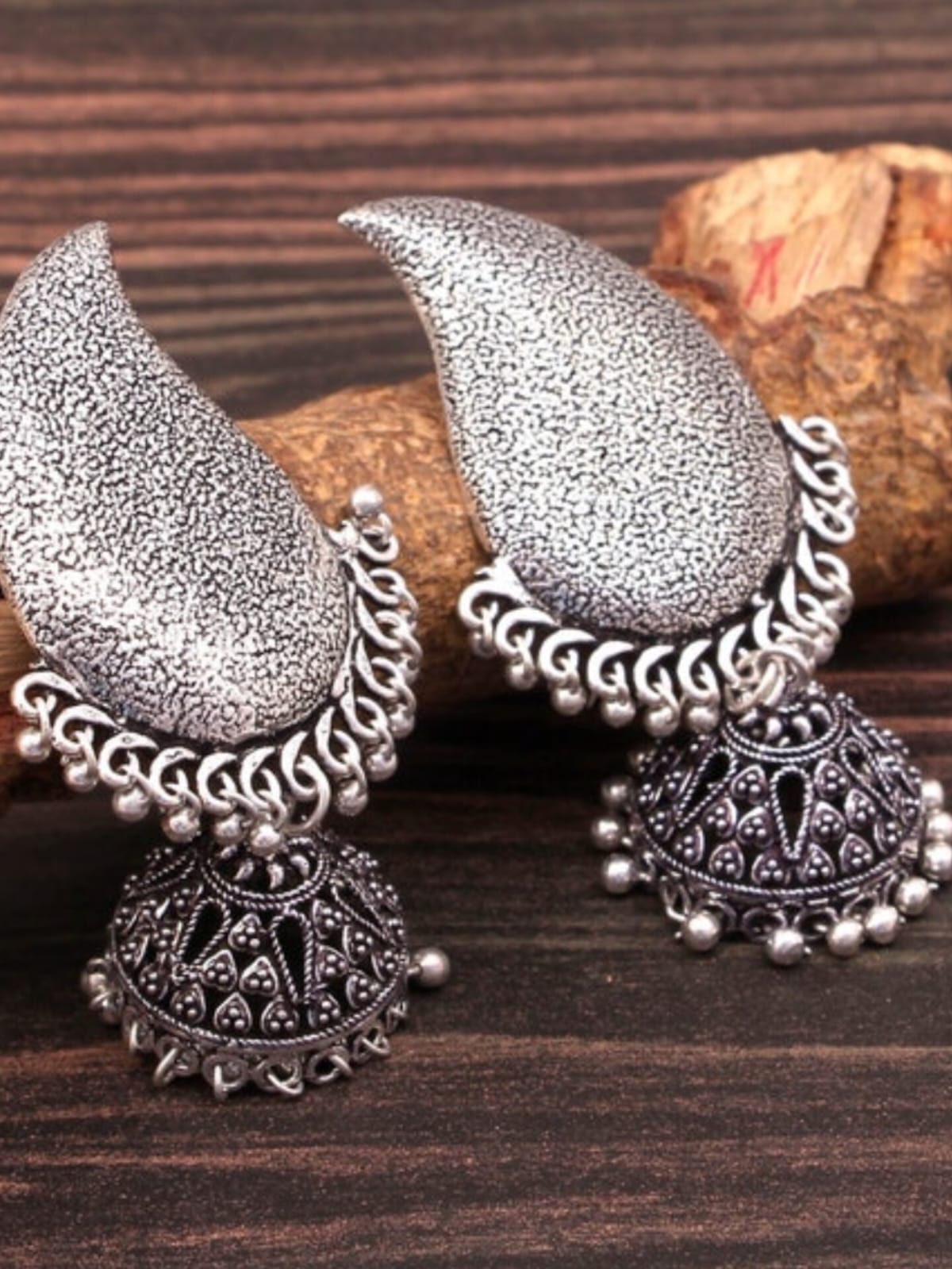 Leaf Jhumka