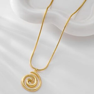 Spiral Glow Neckpiece