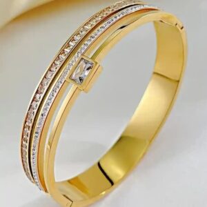 Tri Band Statment Bracelet