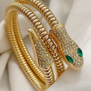 Regal Serpent Wrap Bracelet