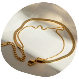 Dual Glow Layered Anklet