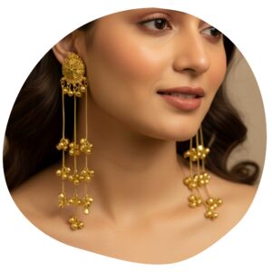 Regal Kashmiri Earrings