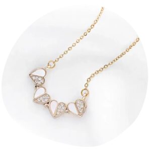 4 Leaf Heart Clover Necklace