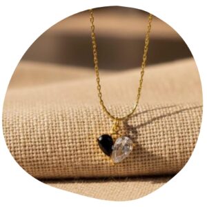 Dual Essence Heart Necklace