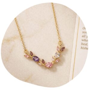 Blush Bloom Lily Necklace