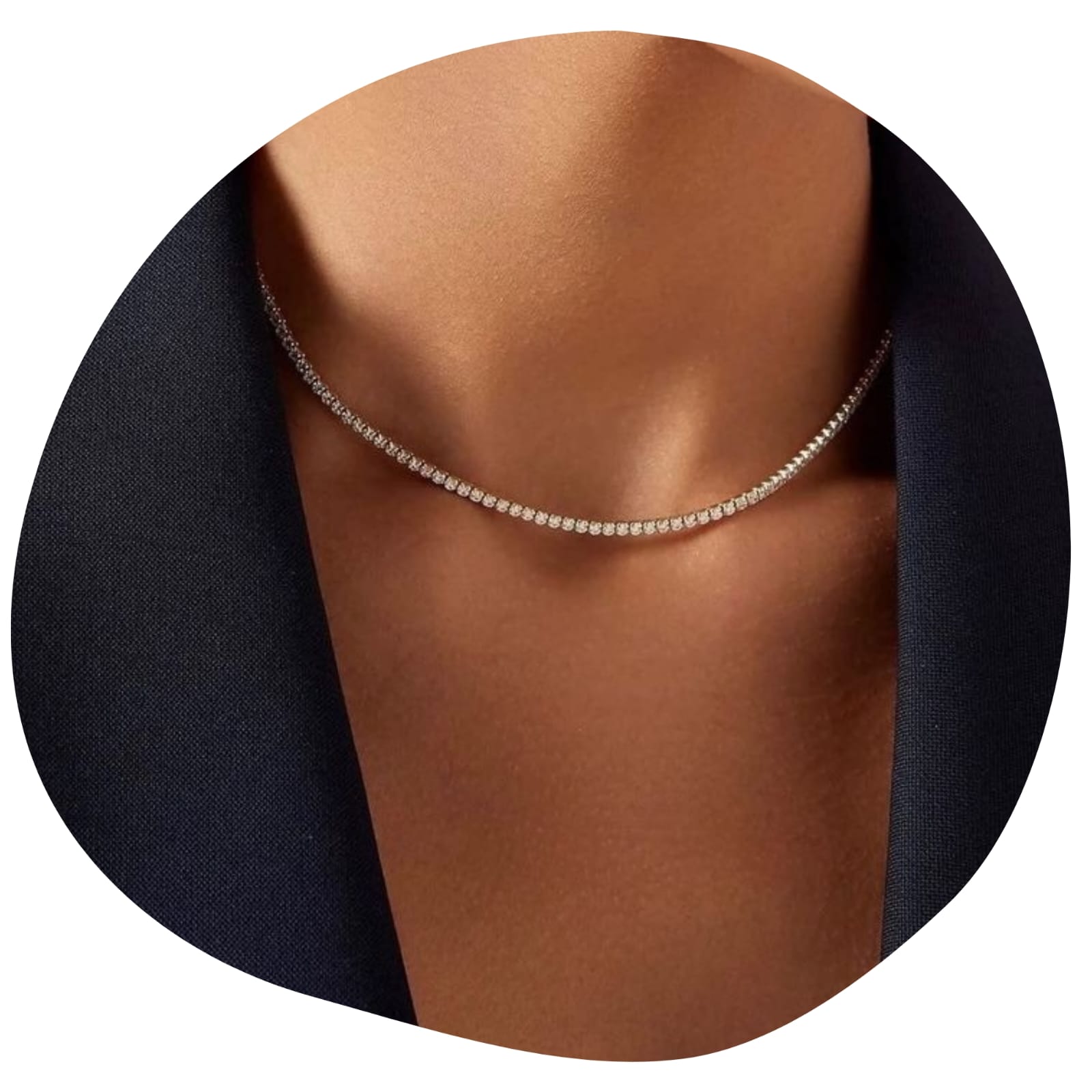 Crystal Tennis Necklace