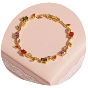 Aurora Gemstone Vine Bracelet