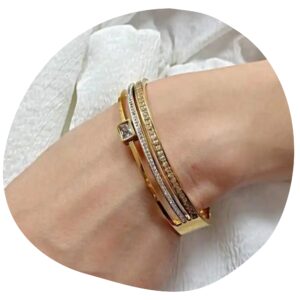 Tri Band Statment Bracelet