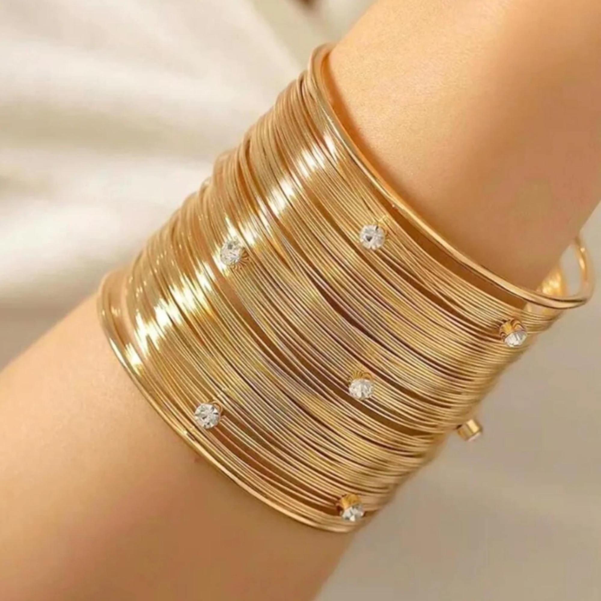 Celeste Wire Cuff - Image 3