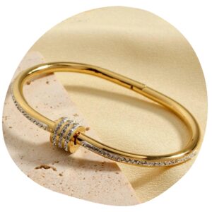 Halo Nail Cuff Bracelet