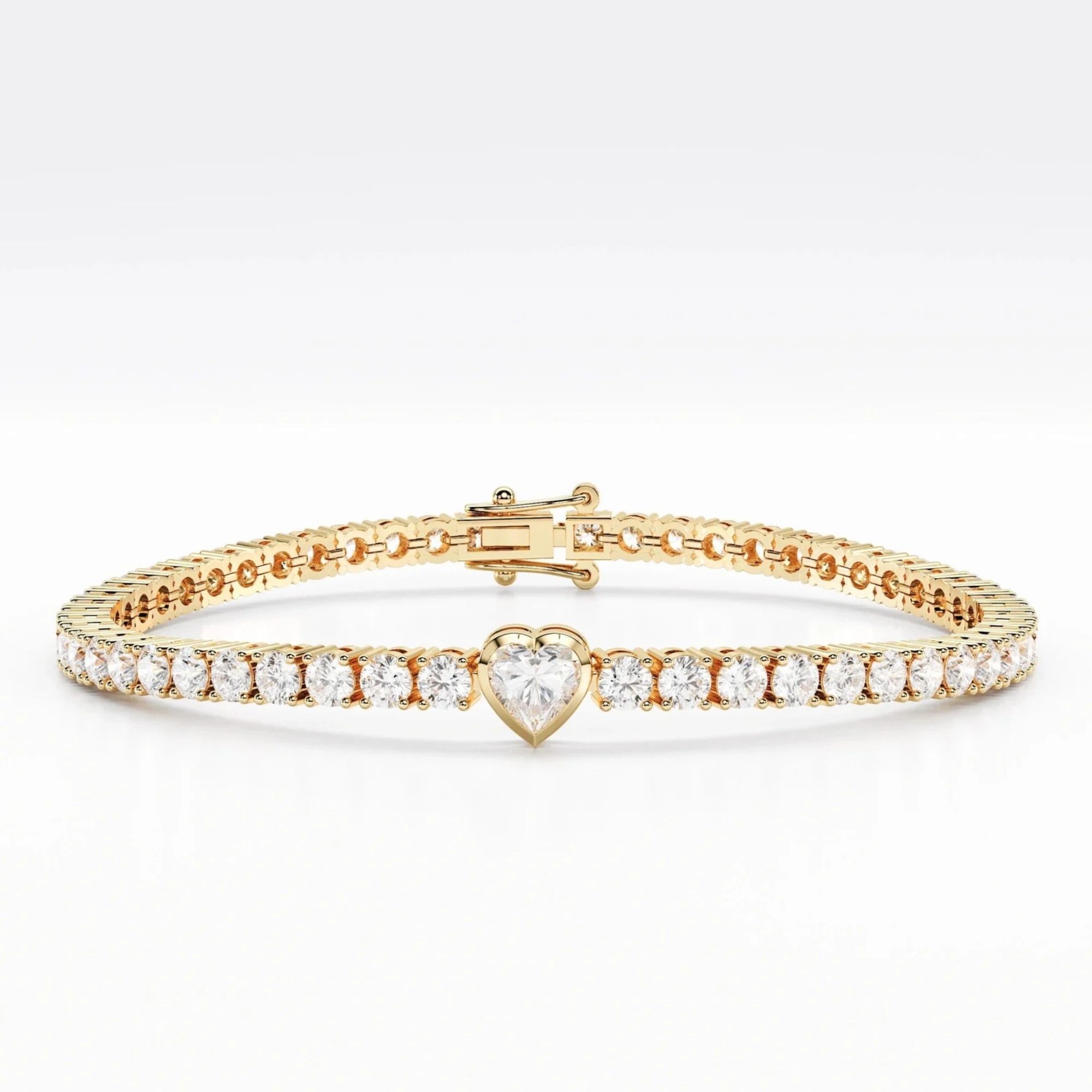 Eternal Heart Tennis Bracelet - Image 3