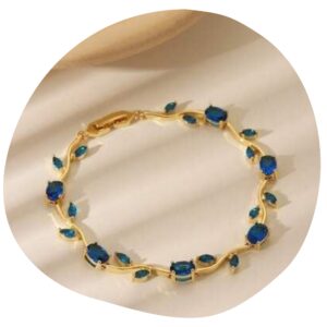 Azure Ivy Vine Bracelet