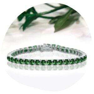 Emerald Tennis Bracelet