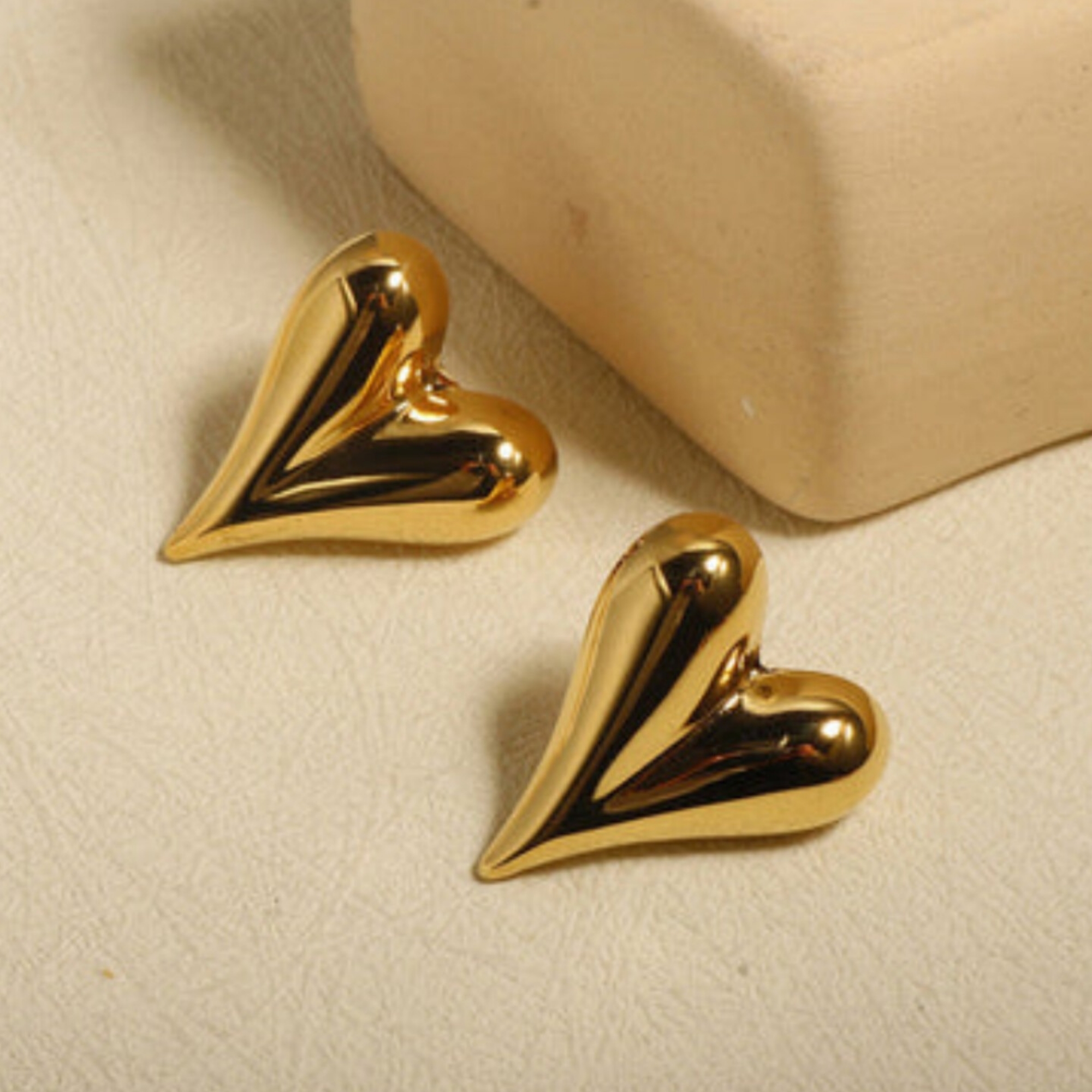 Molten Heart Studs - Image 2