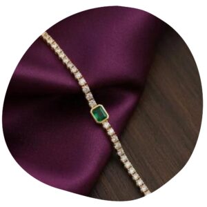 Emerald Tennis Bracelet