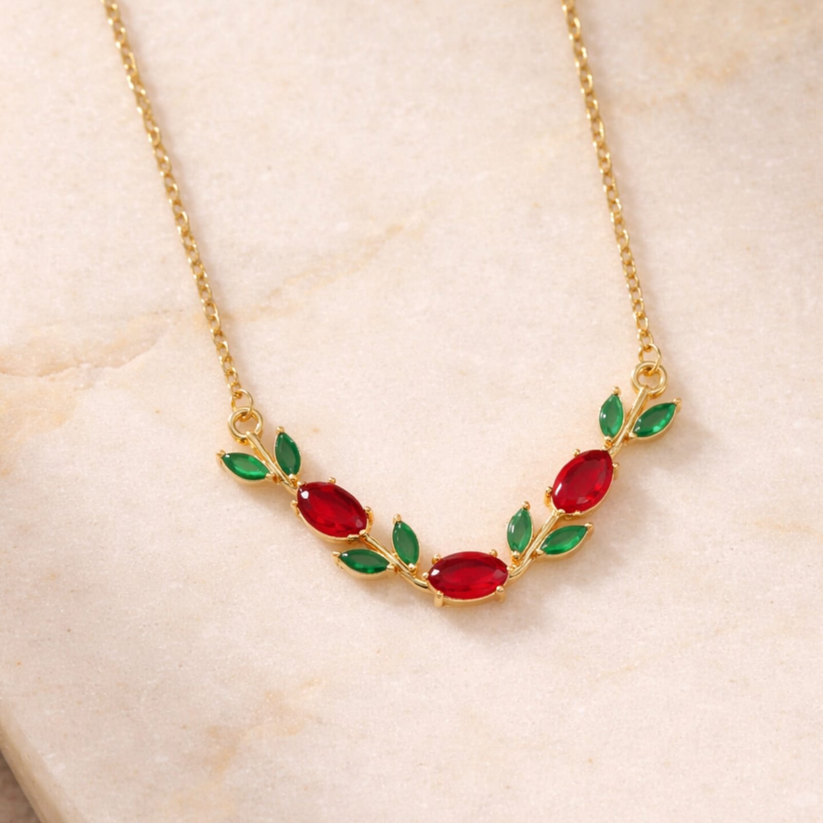 Ruby Leaf Vine Set - Image 3