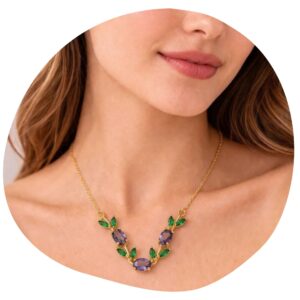 Amethyst Bloom Necklace