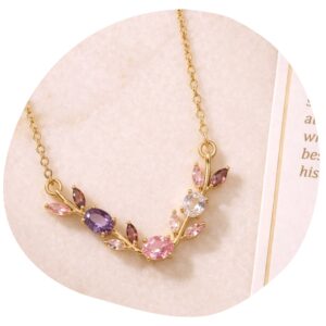 Blush Bloom Lily Necklace