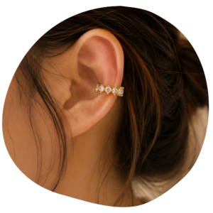 Blossom Crystal Ear Cuff