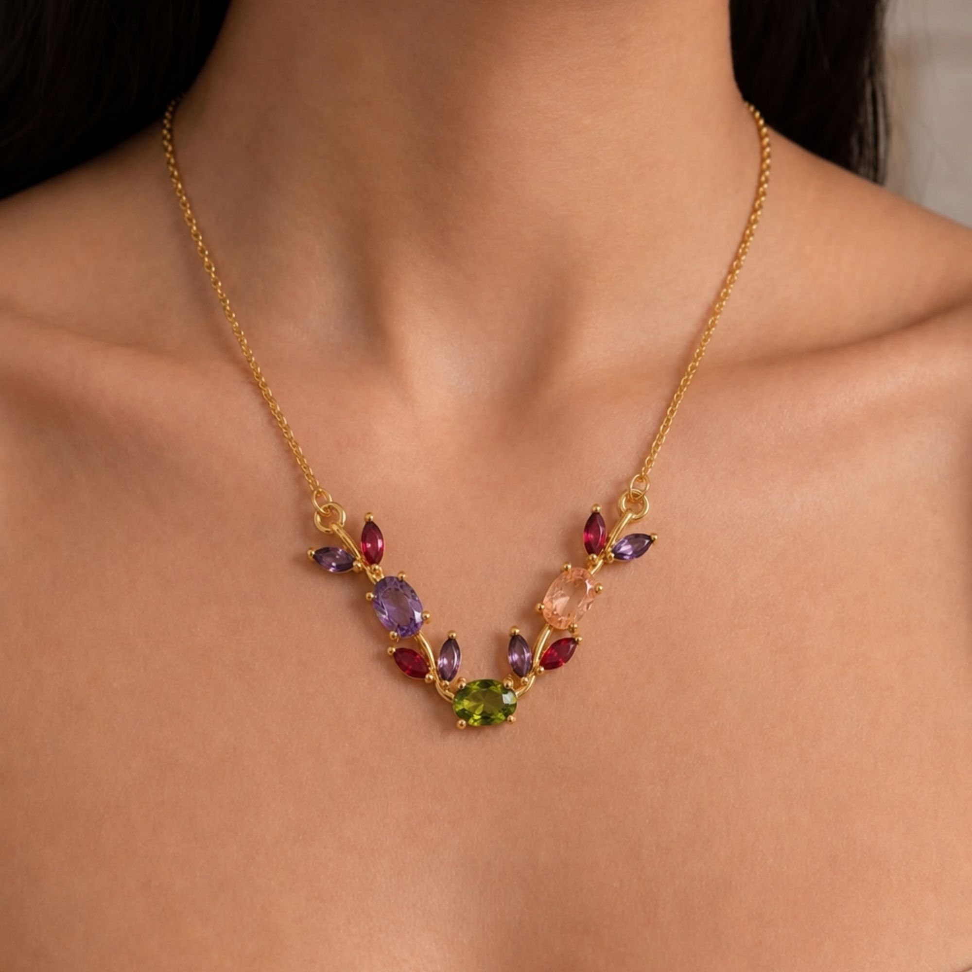 Blush Lily Necklace - Image 2