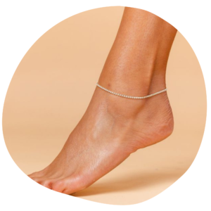 Crystal Tennis Anklet