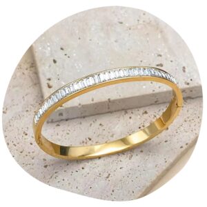 Aurora Baguette Crystal Bracelet